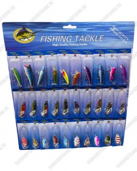 Набор воблеров и блесен Dejia Fishing Tackle 30шт