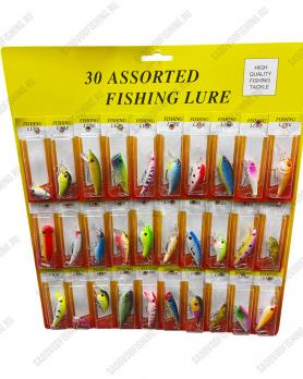 Набор воблеров Dejia Fishing Lure "Ассорти" 30шт