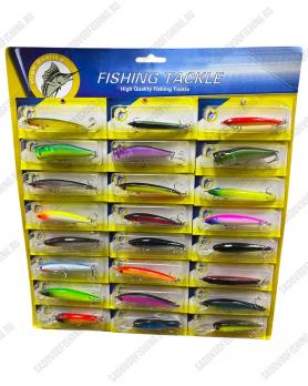 Набор воблеров Dejia Fishing Tackle High Quality 24шт