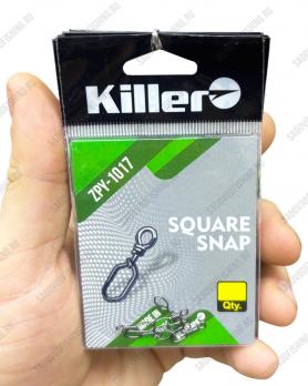 Застежка 3 Sharks Killer Square Snap ZPY-1017 10 упаковок
