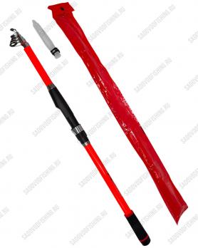 Удилище телескопическое Zori Fishing Shimano 1.8м-3.6м Красный