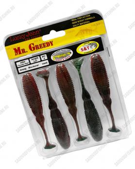Силиконовая приманка Columbia Mr.Greedy 3.9 дюйма (99мм) 5шт