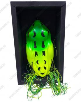 Лягушка незацепляйка Mega Brilliant King Frog 16см 110гр Зелёный