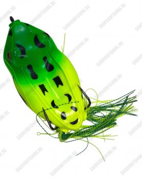 Лягушка незацепляйка Mega Brilliant King Frog 16см 110гр Зелёный